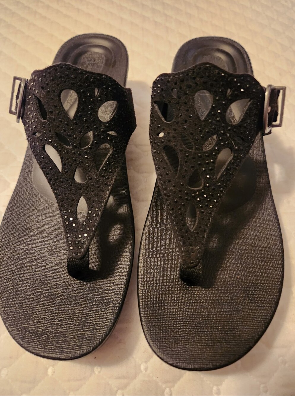 Aetrex Women’s Black Sandals NWOT Size 8.5